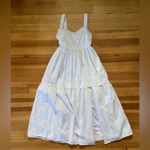 White American Eagle Corset MIDI Dress